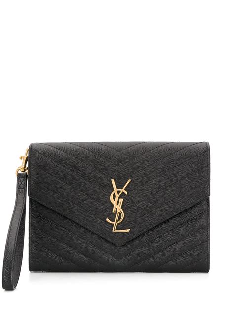 ysl pouch purse|saint laurent monogram pouch.